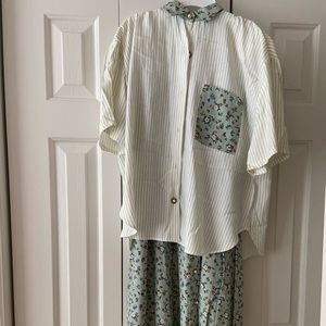 Britland Blouse & Skirt
